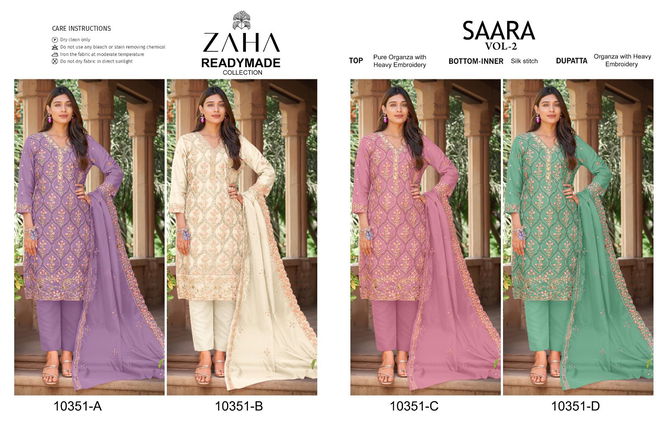 Saara Vol 2 By Zaha Pakistani Readymade Suits Wholesale Shop In Surat
